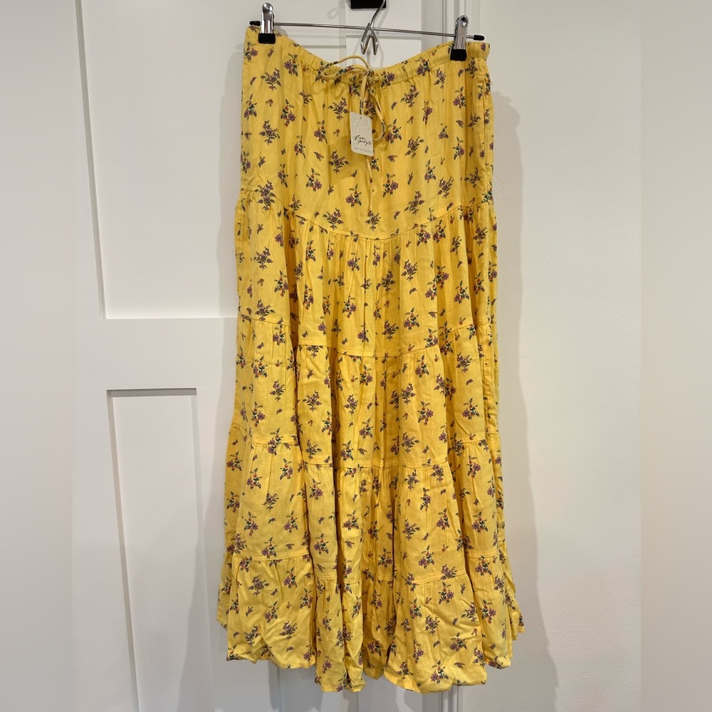 Maxi skirt floral print